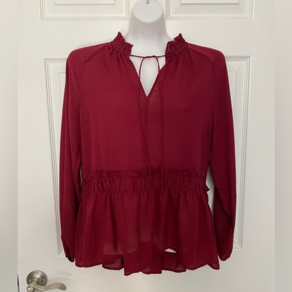 Loft Blouse in Red Size Small